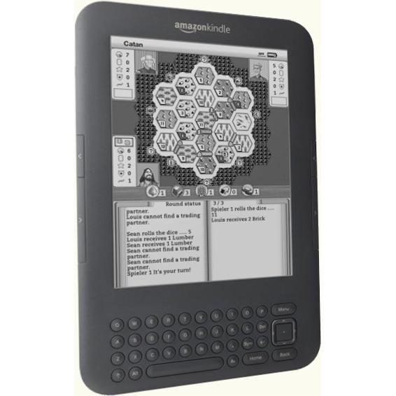 Amazon Kindle Keyboard 3rd Gen 6.0000 Wi-Fi E-reader Black