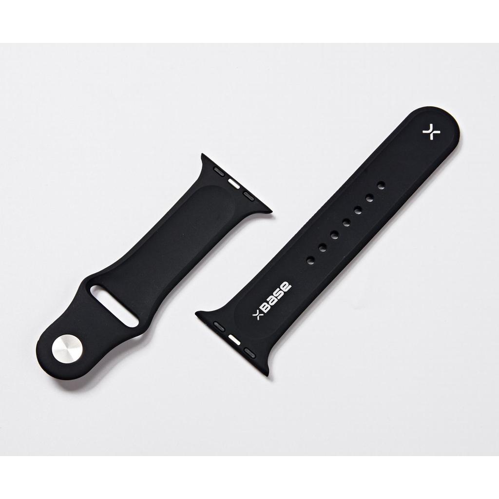 Silicone Band for Apple Watch – Fits 42/44/45/49mm – Black