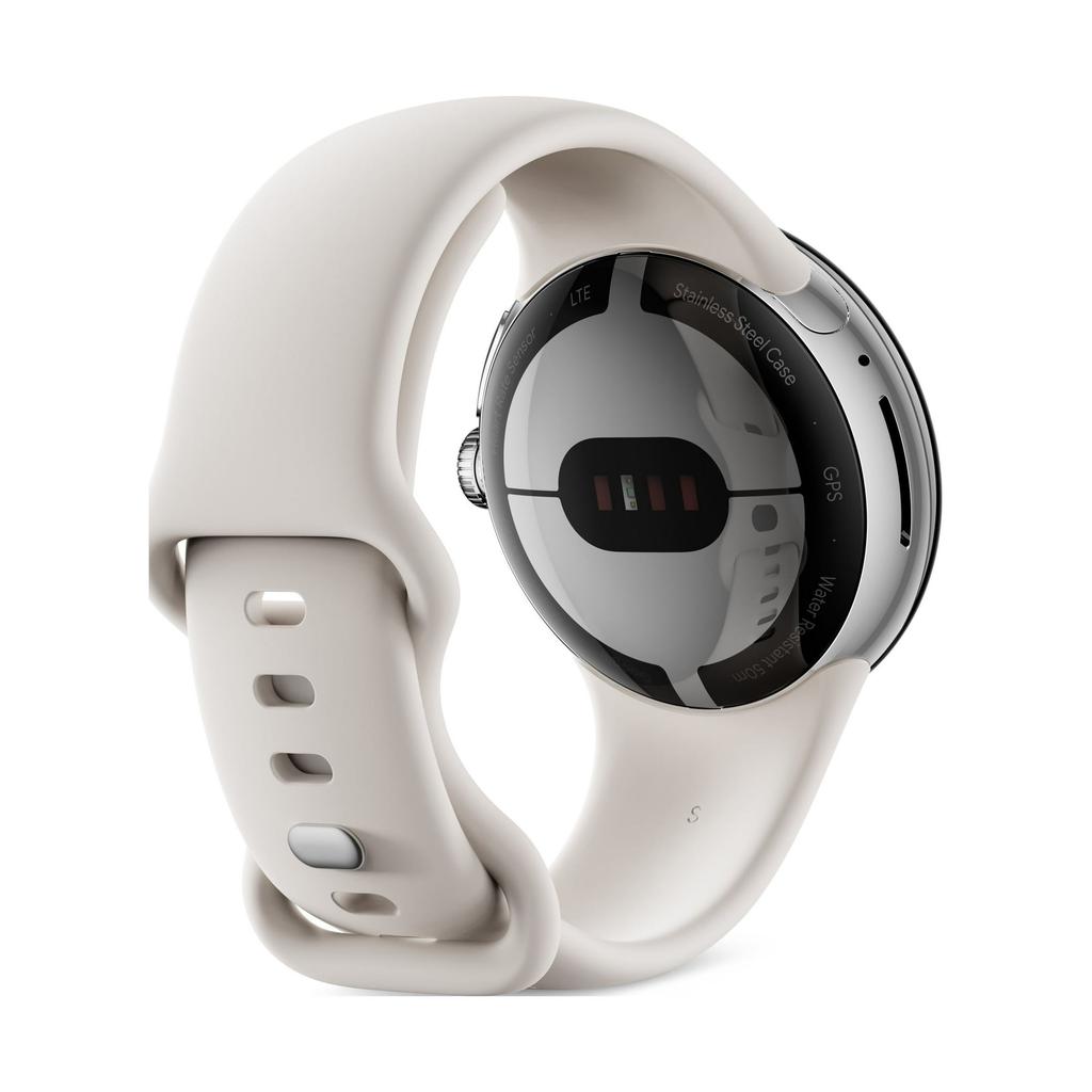 Google Smart Watch Pixel Watch HR GPS - Silver Silver