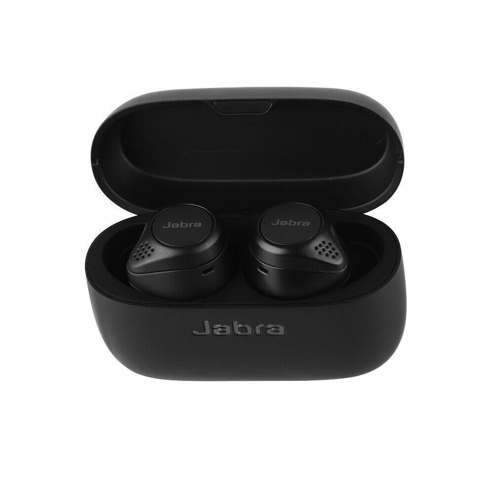 Jabra Elite 75T Earbud Noise-Cancelling Bluetooth Earphones - Black Black
