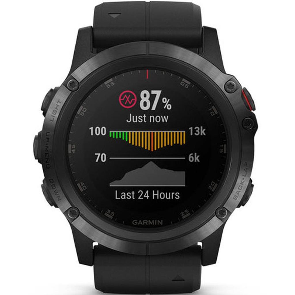 Garmin Smart Watch Fenix 5X Plus Sapphire GPS - Black Black