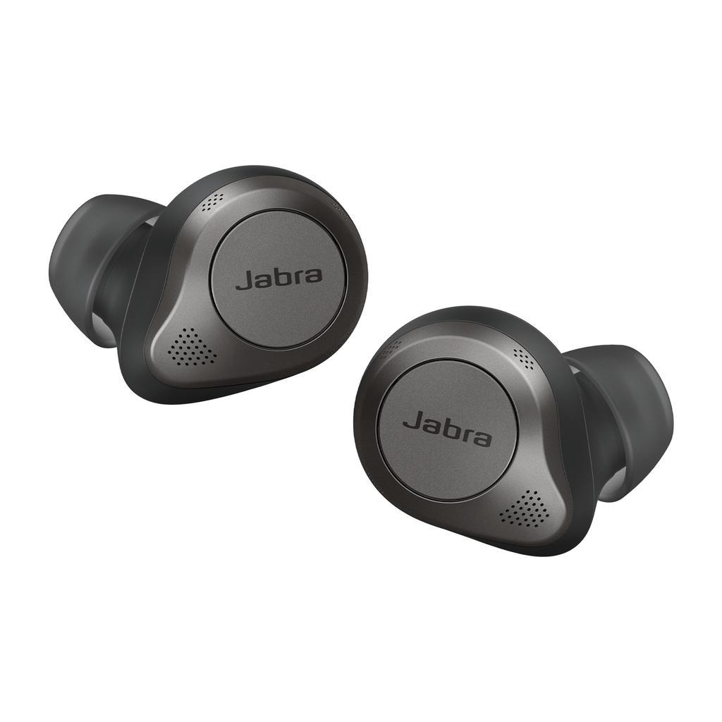 Jabra Elite 85T Earbud Noise-Cancelling Bluetooth Earphones - Gray/Black Gray/Black