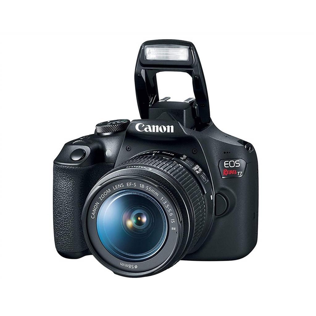 Canon EOS Rebel T7 24.1MP Digital SLR Camera with EF-S 18-55 IS II Lens Black