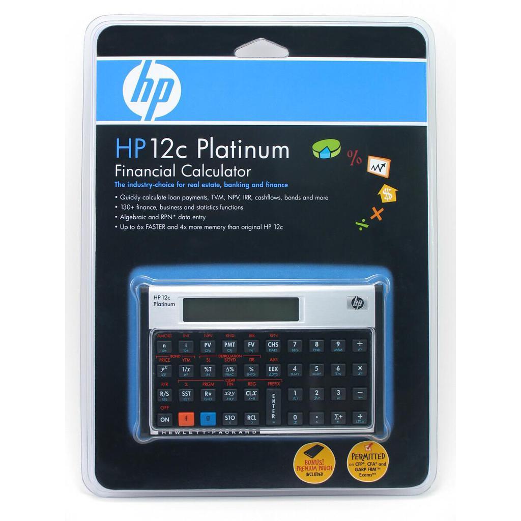 Hp 12 Calculator Black