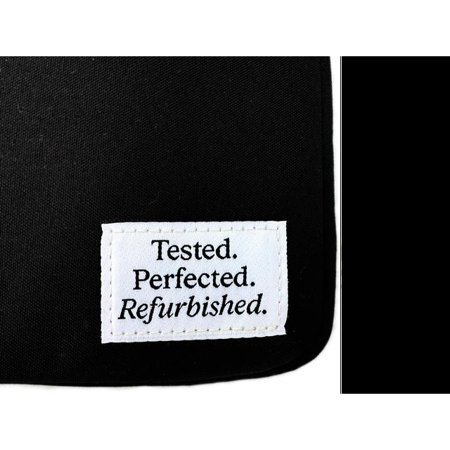 Back Market Sleeve 12/13/14-inch - Soft Polyester Fleece / 100% Recycled Nylon - Black Black