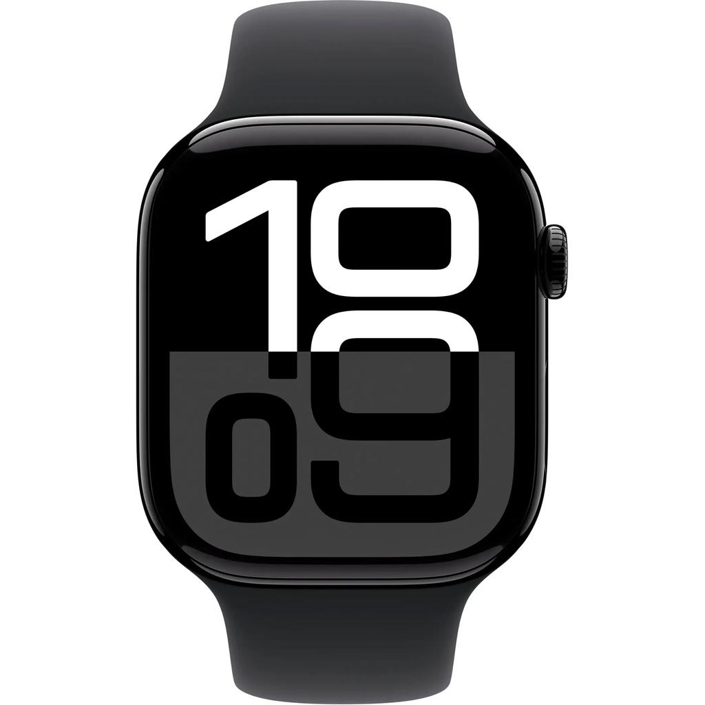 Apple Watch Series 10 (2024) GPS + Cellular 42 mm - Aluminium Jet Black - Sport band Black Jet Black