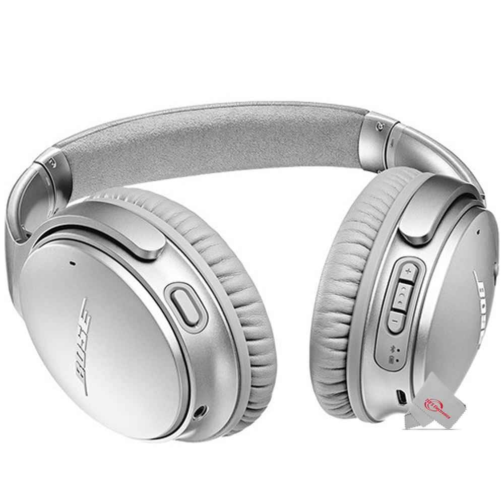 Bose QuietComfort 35 Series II Noise cancelling Headphone Bluetooth with microphone - Silver Silver