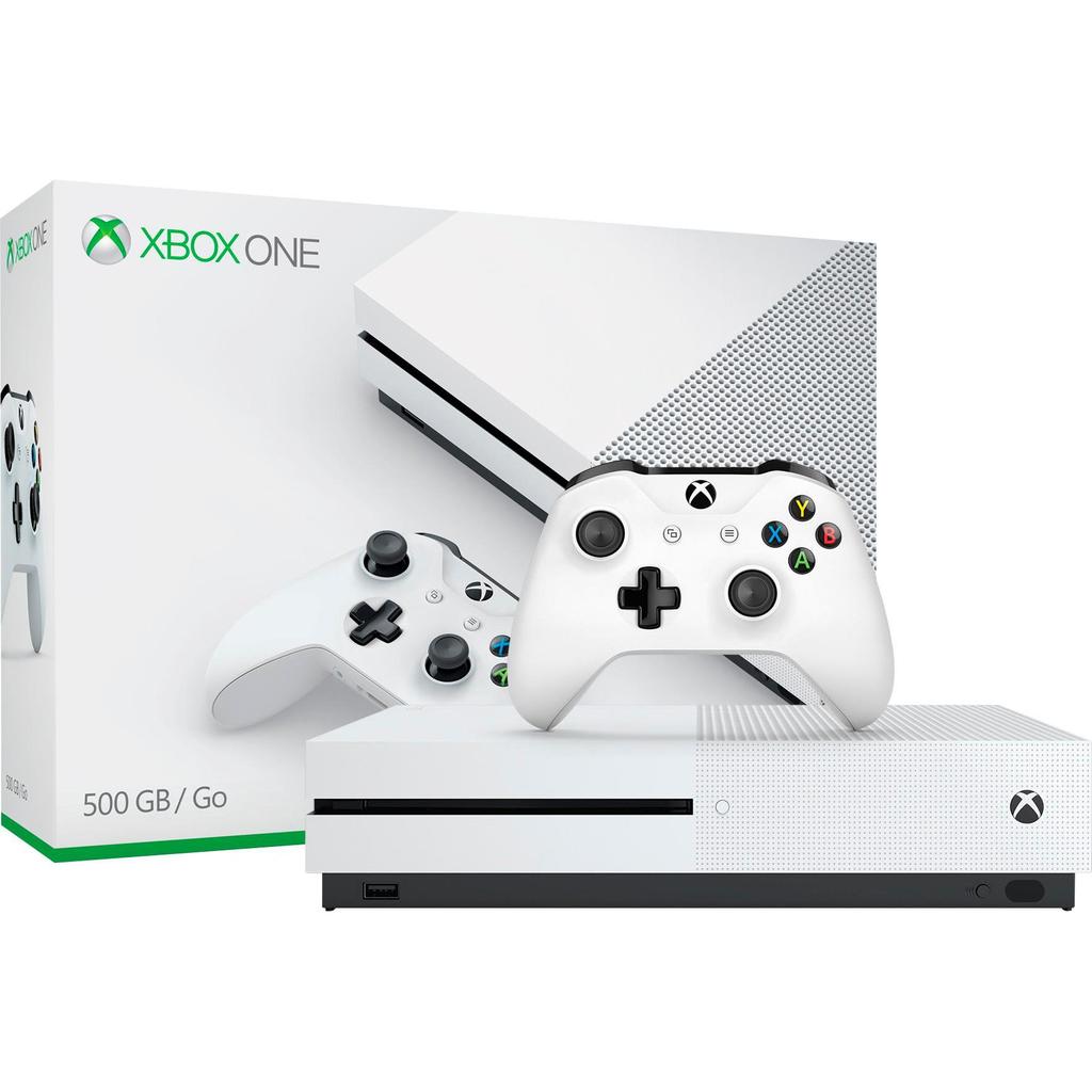 Xbox One S 500GB - White White