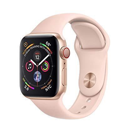Apple Watch Series 4 (2018) GPS + Cellular 44 mm - Aluminium Gold - Sport band Pink