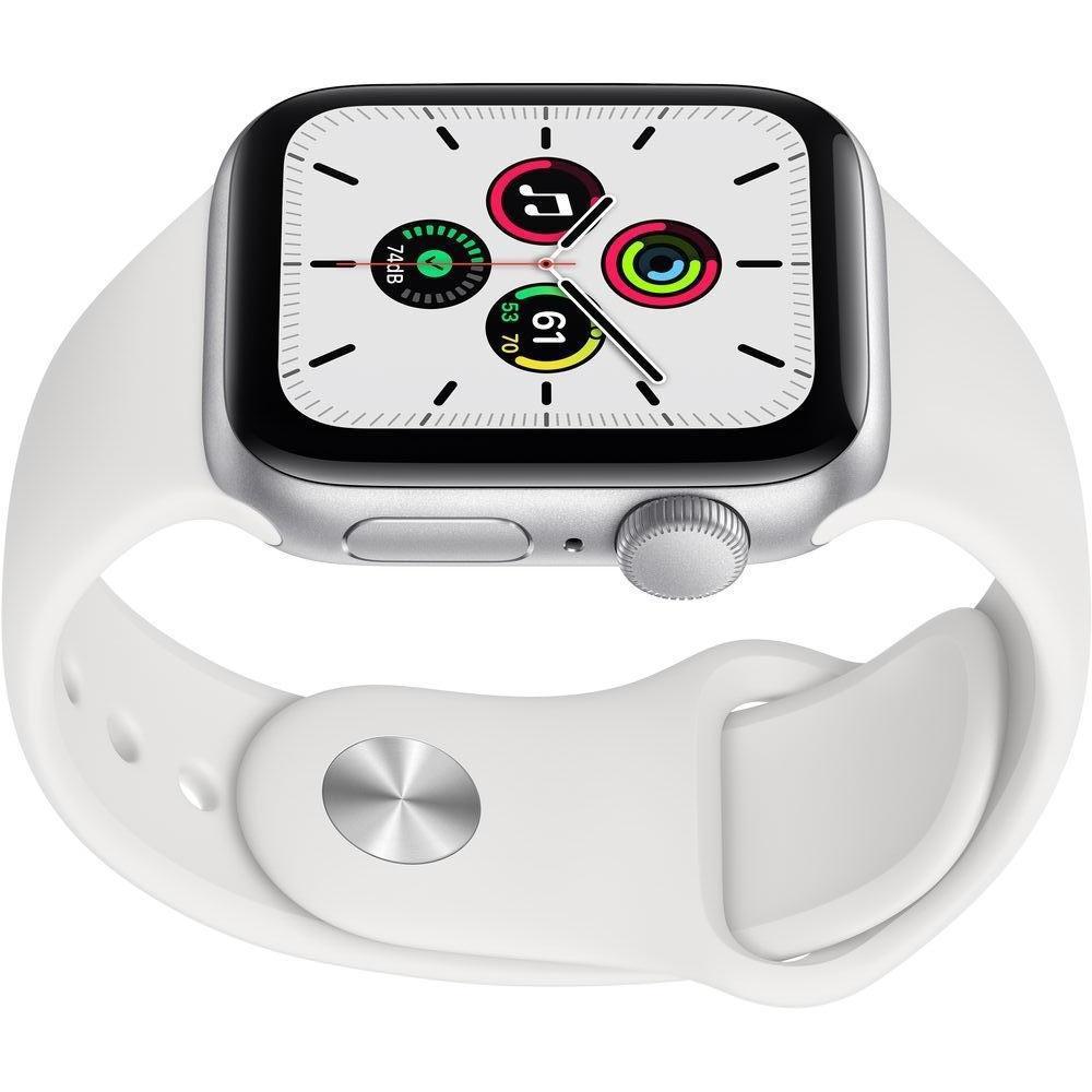 Apple Watch Series 6 (2020) GPS 40 mm - Aluminium Silver - Sport band White Silver