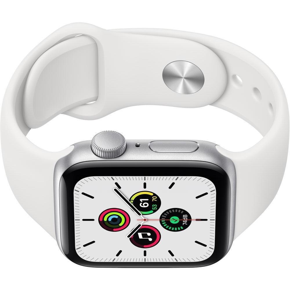 Apple Watch Series 6 (2020) GPS 40 mm - Aluminium Silver - Sport band White Silver