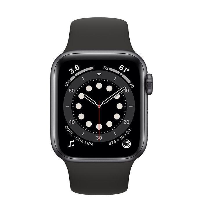 Apple Watch Series 6 (2020) GPS 40 mm - Aluminium Space Gray - Sport band Black Space Gray