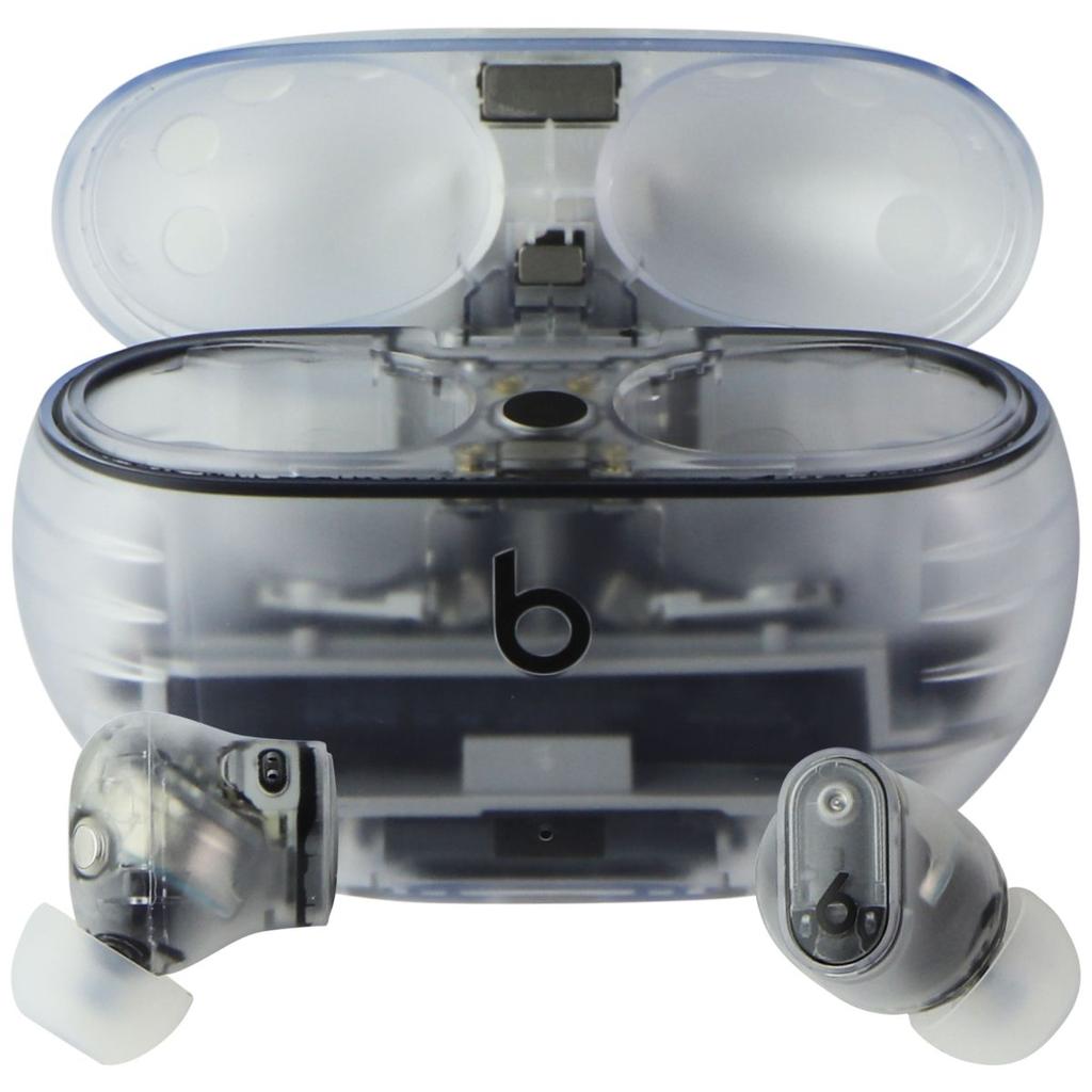 Beats Studio Buds+ Earbud Noise-Cancelling Bluetooth Earphones - Transparent Transparent