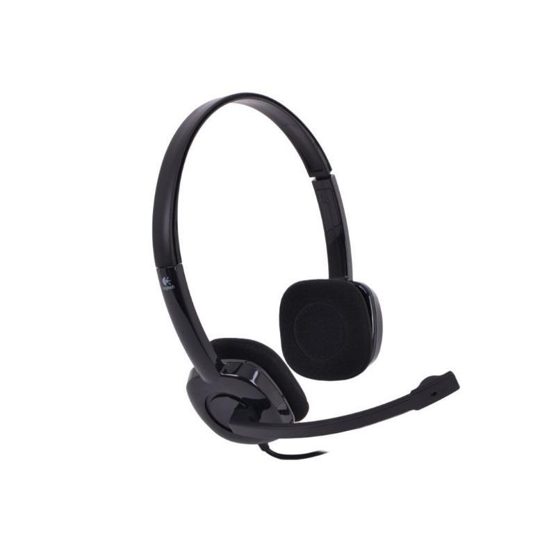 Logitech H151 Headphone with microphone - Black Black