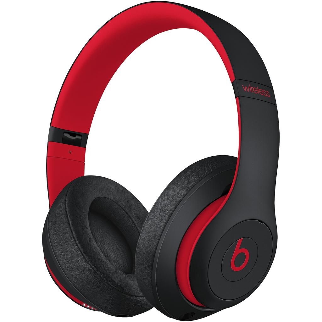 Beats Studio3 Noise cancelling Headphone Bluetooth with microphone - Red Red