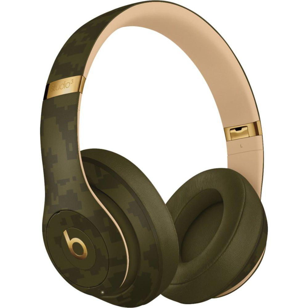 Beats Studio3 Noise cancelling Headphone Bluetooth with microphone - Green