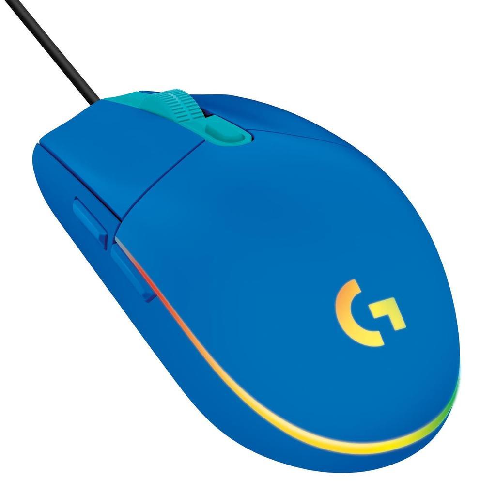Logitech G203 LightSync 910-005792 Mouse Bleu