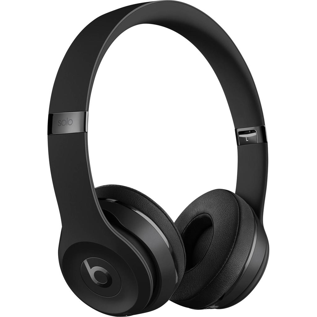 Beats Solo 3 Wireless on-ear headphones MX432LL/A Headphone Bluetooth with microphone - Black Black