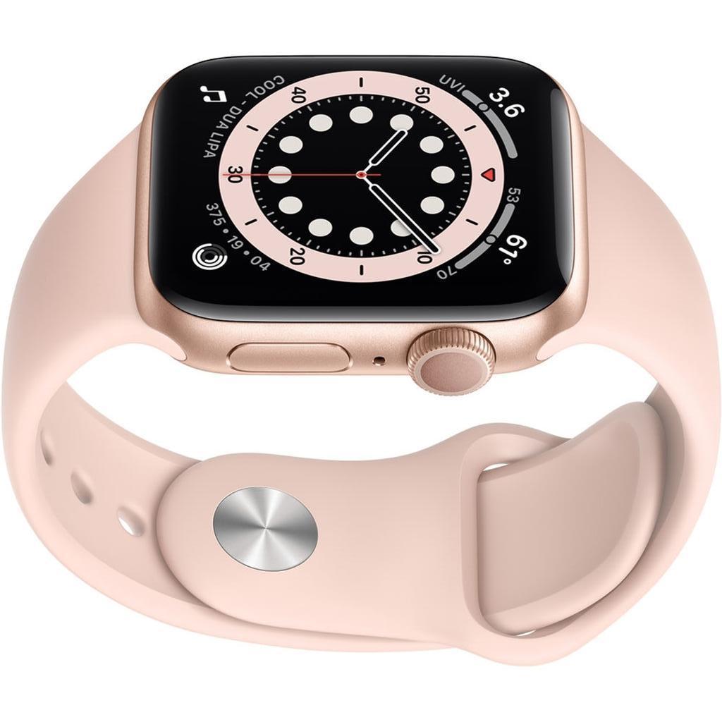 Apple Watch Series 6 (2020) GPS + Cellular 40 mm - Aluminium Gold - Sport band Pink Gold