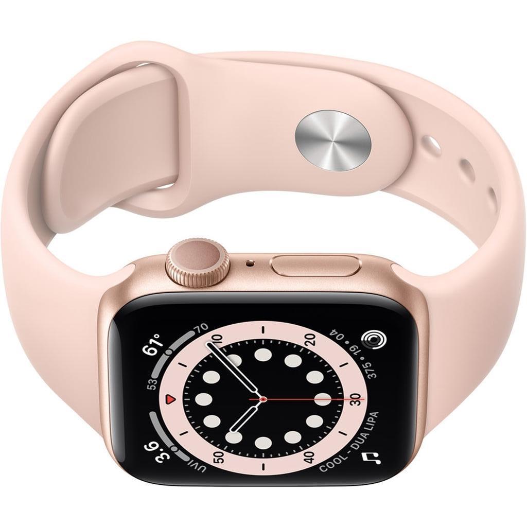 Apple Watch Series 6 (2020) GPS + Cellular 40 mm - Aluminium Gold - Sport band Pink Gold