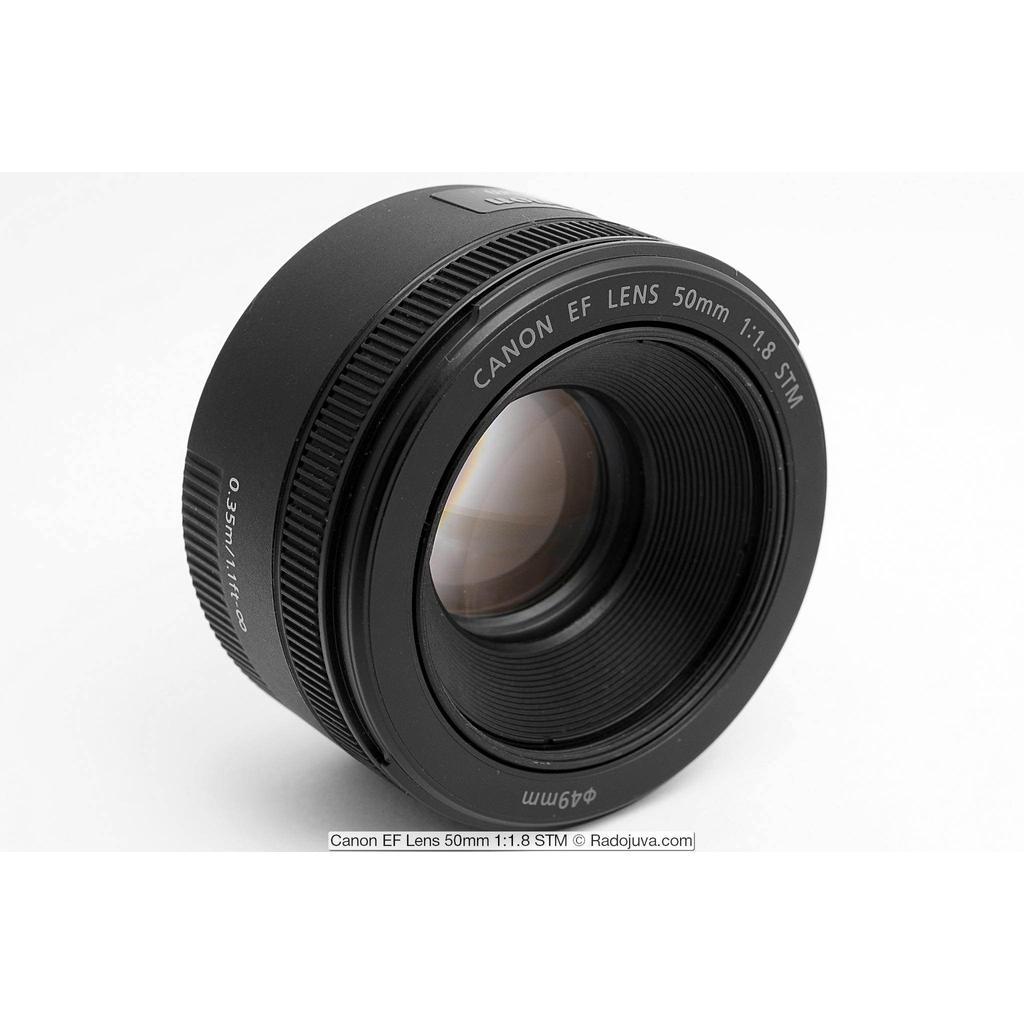 Camera Lense Canon EF standard f/1.8 Black