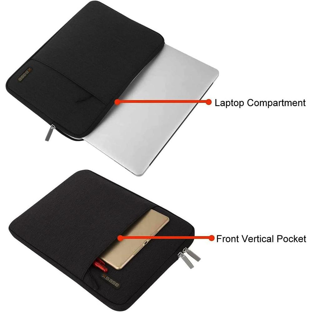 Black Tablet, iPad or Laptop Computer Sleeve -15\" Black