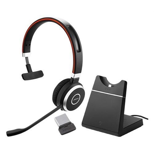 Jabra Evolve 65 Mono MS Noise cancelling Headphone Bluetooth with microphone - Black