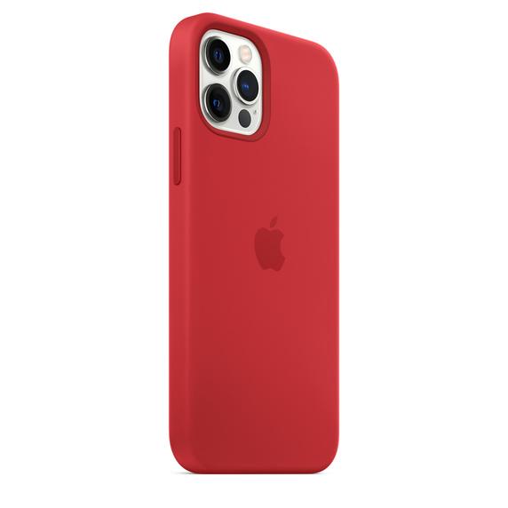 Apple Leather case iPhone 12 Pro Max - Leather Red Red