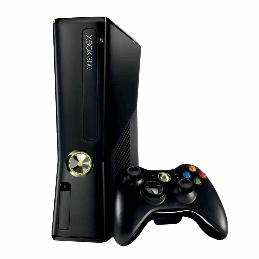 Xbox 360 Slim - Black Black