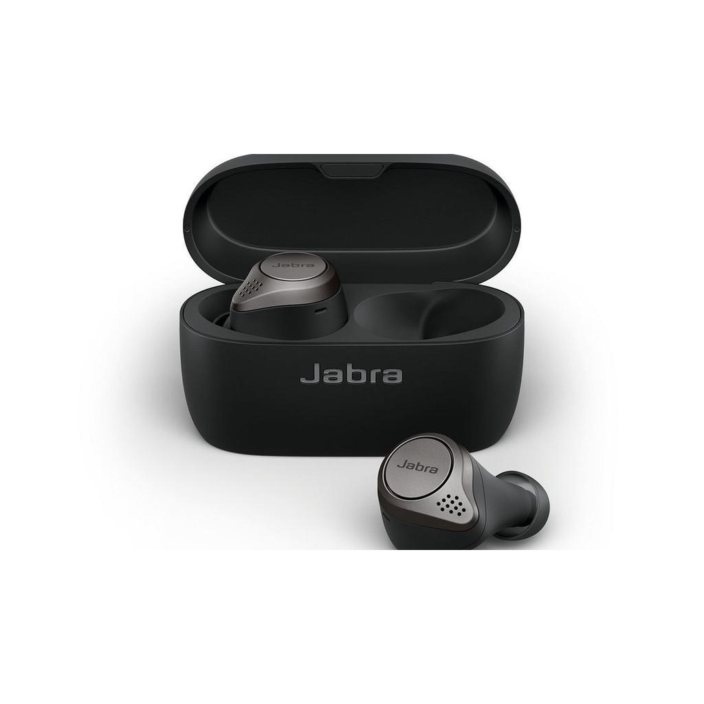 Jabra Elite Active 75T Earbud Noise-Cancelling Bluetooth Earphones - Gray Gray